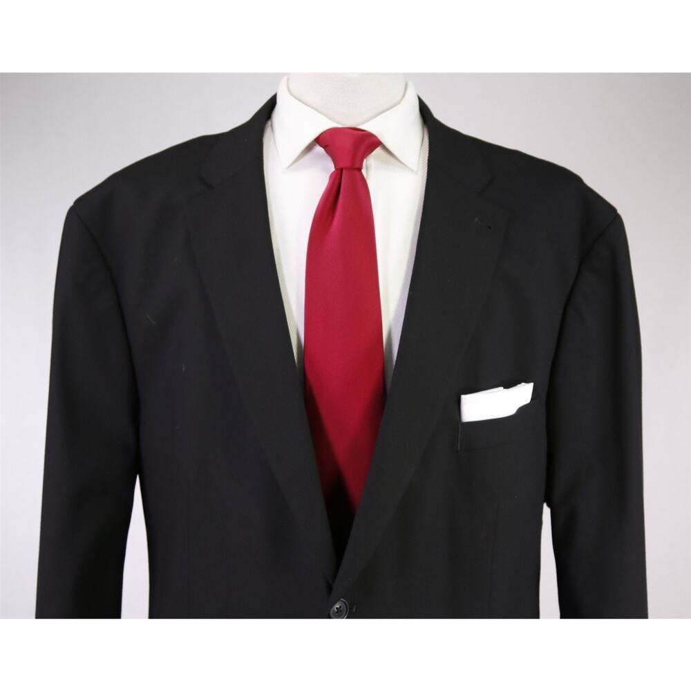 Joseph Abboud Current Solid Black Performance Fab… - image 3